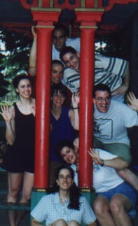 At the Tower Grove Chineese Gazebo, late summer 2000